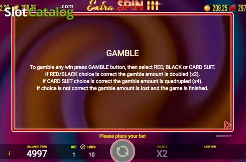 Скрин7. Extra Spin 3 слот