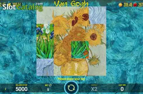 Скрин2. Van Gogh (AGT Software) слот
