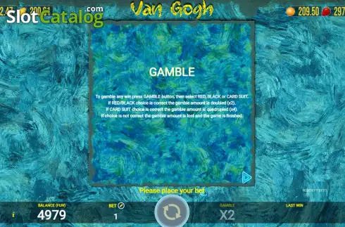 Скрин8. Van Gogh (AGT Software) слот