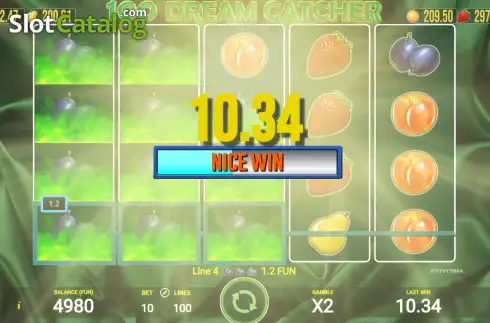 Скрин3. Dream Catcher 100 слот