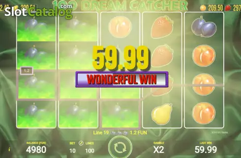 Скрин4. Dream Catcher 100 слот