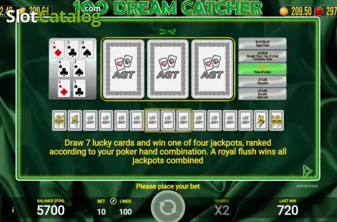Скрин8. Dream Catcher 100 слот