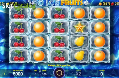 Скрин2. 100 Ice Fruits слот