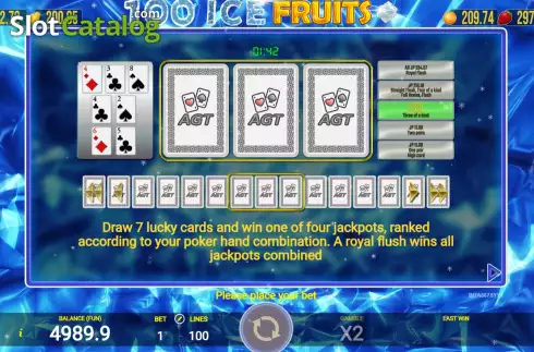 Скрин8. 100 Ice Fruits слот