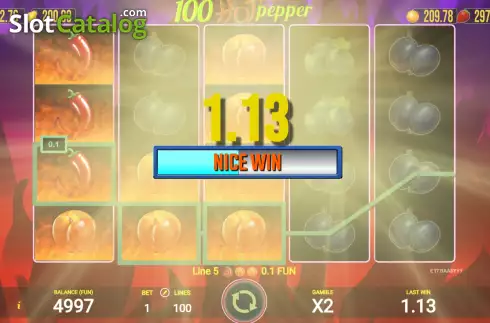 Скрин3. Hot Pepper 100 слот