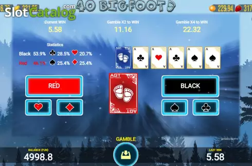 Скрин5. Big Foot 40 слот