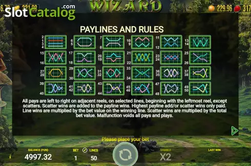 Скрин9. Wizard (AGT Software) слот