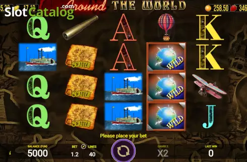 Скрин2. Around The World (AGT Software) слот