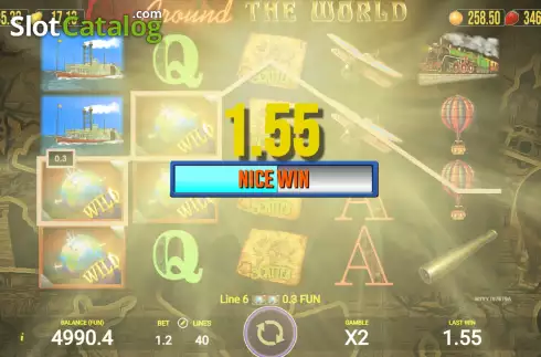 Скрин3. Around The World (AGT Software) слот