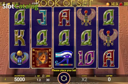 Скрин2. Book Of Set слот