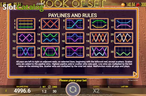 Скрин7. Book Of Set слот