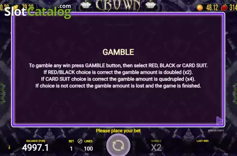 Скрин7. Crown (AGT Software) слот