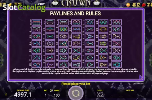 Скрин9. Crown (AGT Software) слот