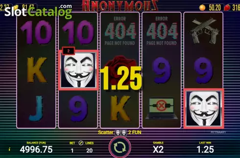 Скрин4. Anonymous слот
