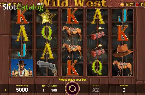 Скрин2. Wild West (AGT Software) слот