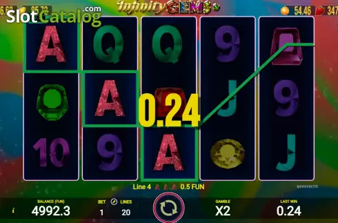 Скрин3. Infinity Gems слот
