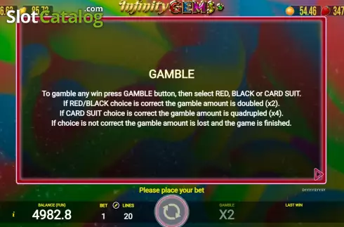 Скрин7. Infinity Gems слот