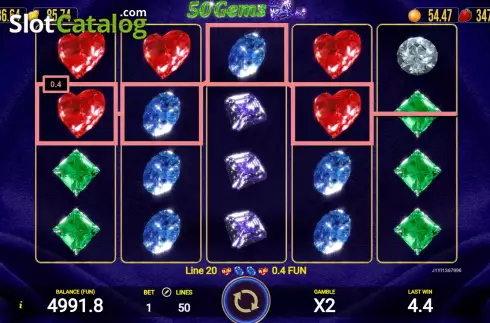 Скрин4. Gems 50 слот