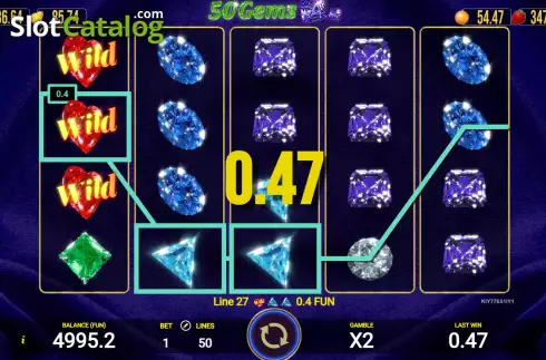 Скрин3. Gems 50 слот