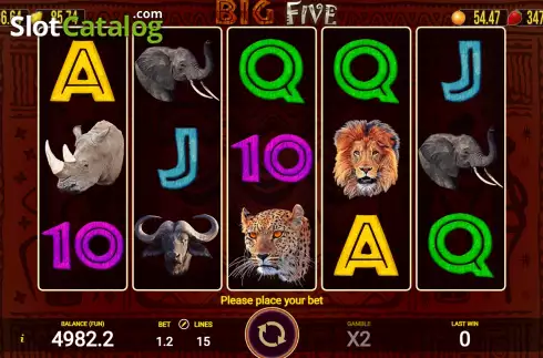 Скрин2. Big Five (AGT Software) слот
