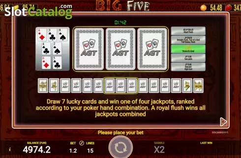 Скрин8. Big Five (AGT Software) слот