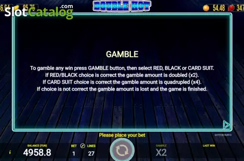 Скрин7. Double Hot (AGT Software) слот