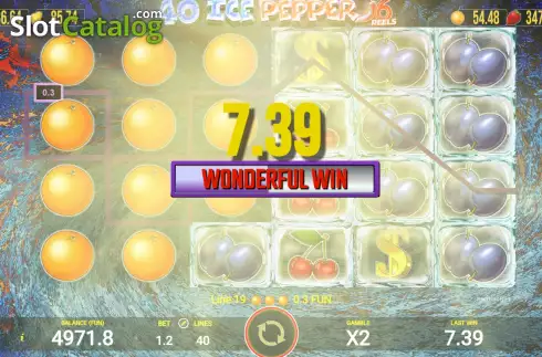 Скрин4. 40 Ice Pepper 6 слот