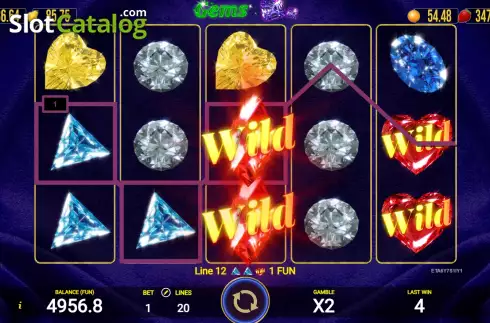 Скрин3. Gems 20 слот