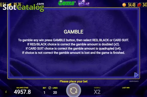 Скрин7. Gems 20 слот