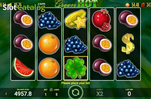Скрин2. Green Hot слот