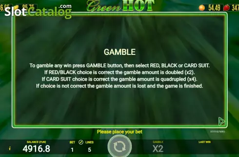 Скрин7. Green Hot слот