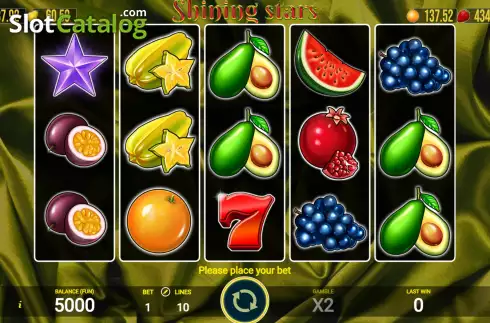 Скрин2. Shining Stars (AGT Software) слот