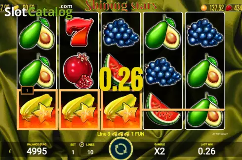 Скрин3. Shining Stars (AGT Software) слот