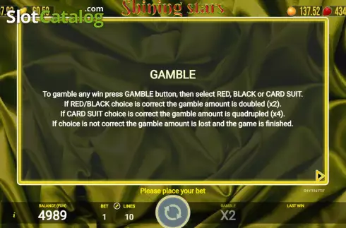 Скрин7. Shining Stars (AGT Software) слот