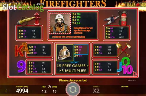Скрин6. Firefighters (AGT Software) слот