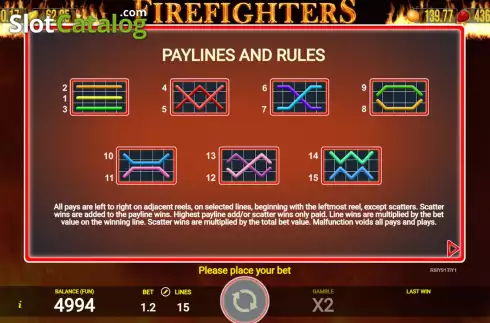 Скрин9. Firefighters (AGT Software) слот