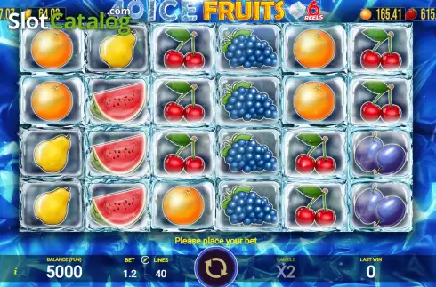 Скрин2. 40 Ice Fruits 6 Reels слот