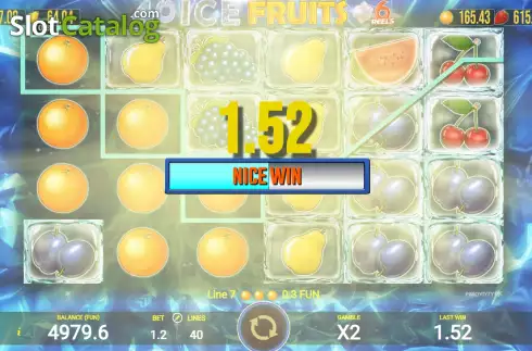 Скрин3. 40 Ice Fruits 6 Reels слот