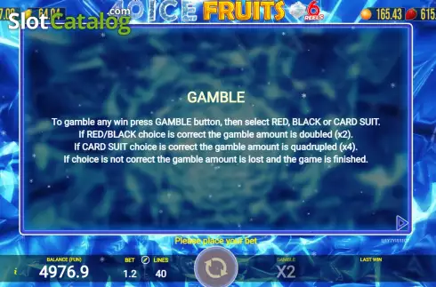 Скрин7. 40 Ice Fruits 6 Reels слот