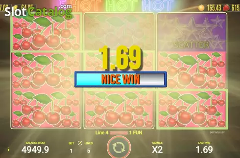 Скрин3. 5 Hot Hot Hot слот