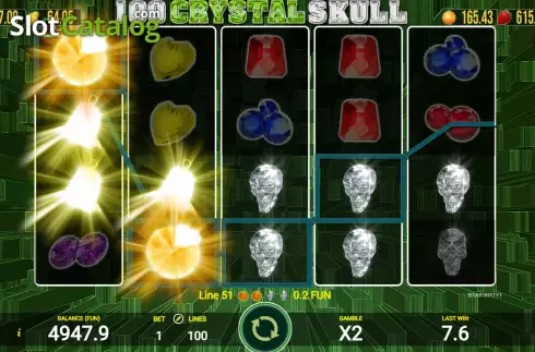 Скрин4. 100 Crystal Skull слот