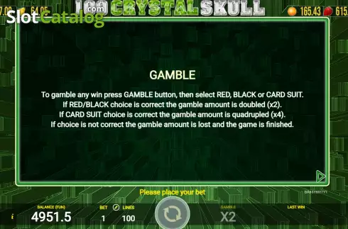 Скрин7. 100 Crystal Skull слот