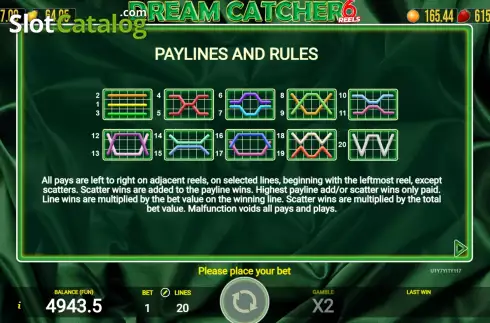 Скрин9. Dream Catcher 6 Reels слот