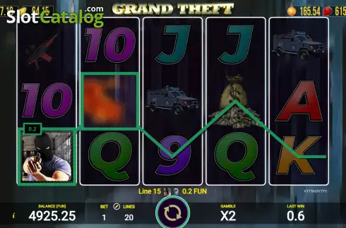 Скрин4. Grand Theft слот