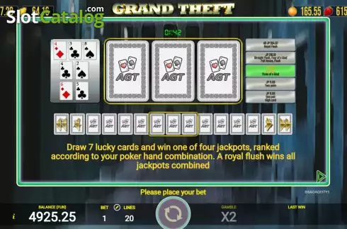 Скрин8. Grand Theft слот