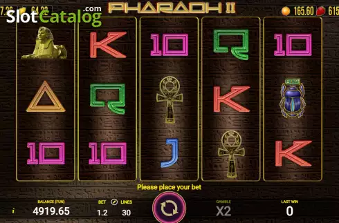 Скрин2. Pharaoh II (AGT Software) слот