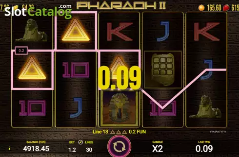 Скрин3. Pharaoh II (AGT Software) слот