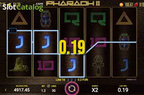 Скрин4. Pharaoh II (AGT Software) слот
