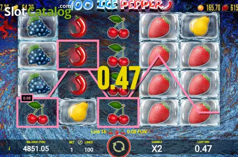 Скрин3. 100 Ice Pepper слот