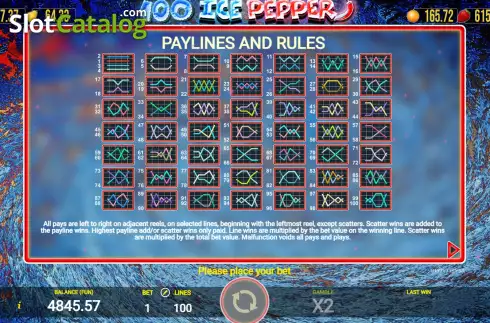 Скрин9. 100 Ice Pepper слот